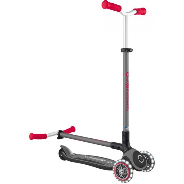 Scooter Πατίνι Globber Elite Master Lights Black Red (663-120)