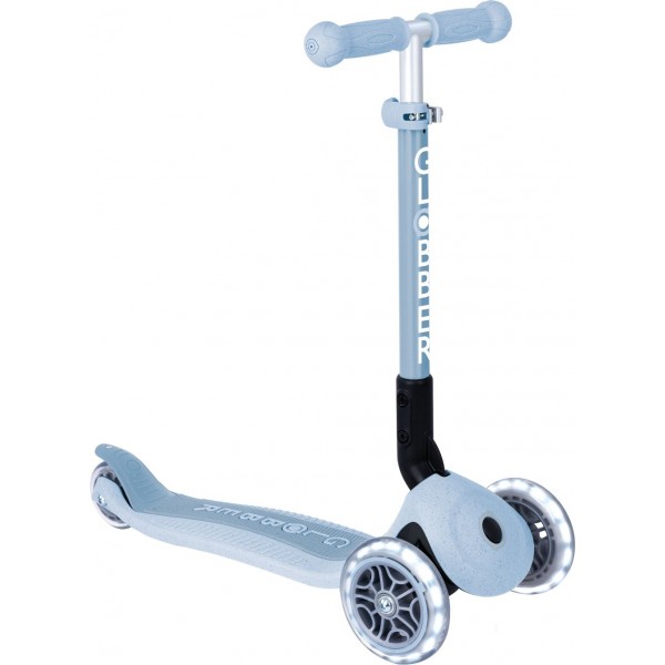 Globber Scooter Junior Foldable Lights Eco Blueberry (692-501)