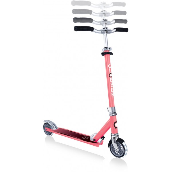 Globber Πατίνι Flow Element Foldable Lights-Coral Pink (721-177)