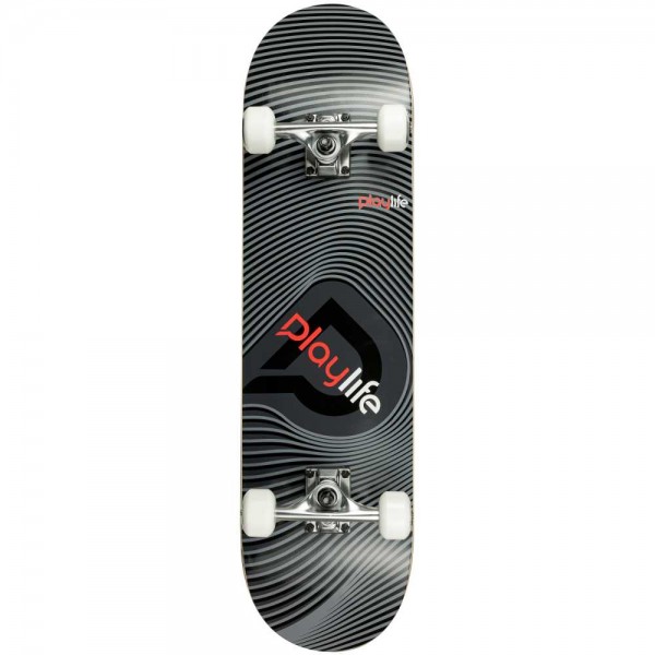 Skateboard τροχοσανίδα Illusion Grey, 31X8 ίντσες 19.880283