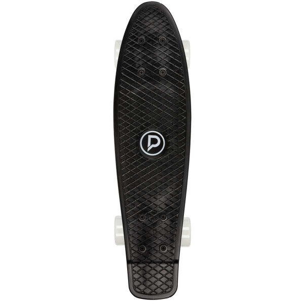 Skateboard Τροχοσανίδα βινυλίου, black-white wheels 19.880316