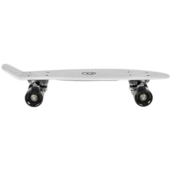 Skateboard Τροχοσανίδα βινυλίου, white-black wheels 19.880317