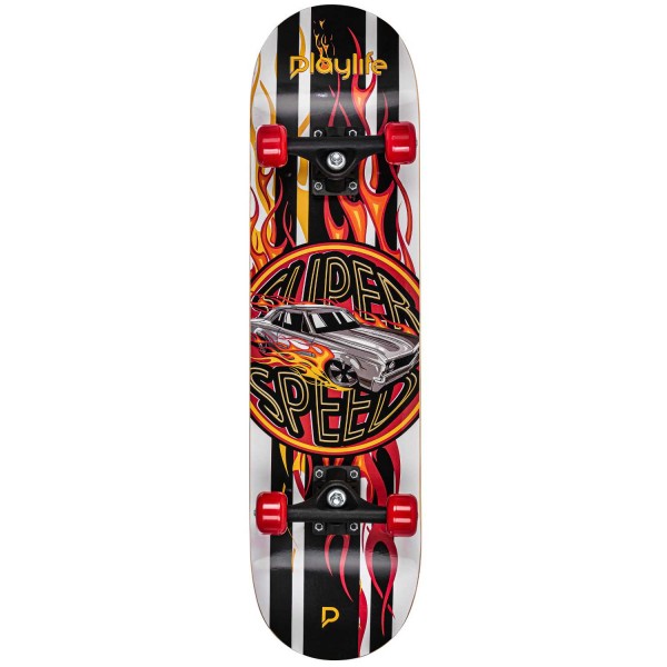 Skateboard Τροχοσανίδα Playlife Super Charger 31x8 ίντσες 19.880323