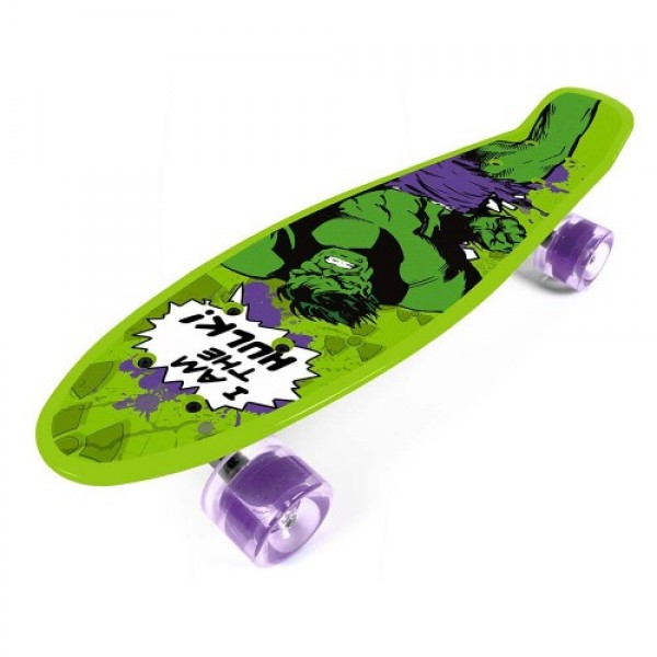 Skateboard τροχοσανίδα Πατίνι πλαστικό (Pennyboard) Hulk 93-59956