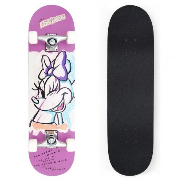 Skateboard τροχοσανίδα Πατίνι μεγάλο ξύλινο (Big Skateboard) Minnie 93-59977