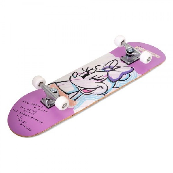 Skateboard τροχοσανίδα Πατίνι μεγάλο ξύλινο (Big Skateboard) Minnie 93-59977
